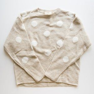 H&M Polka Dot Sweater Size Small